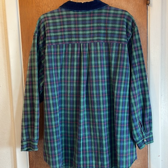 Victoria Jones Woman Winter Christmas Button Up Shirt Sz 26W - Picture 2 of 7